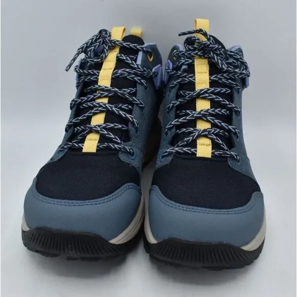 Teva Womens 9 Grandview GTX Gore Tex Mid Blue Mirage Leather Waterproof Hiking - Picture 2 of 12